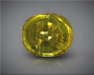 Natural Heated & Treated Yellow Sapphire Certified 3.77 (CTS) ( 85554 )